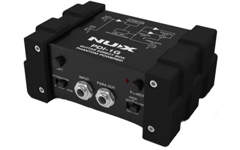 NUX PDI-1G активный гитарный директ-бокс с кабинет-симулятором