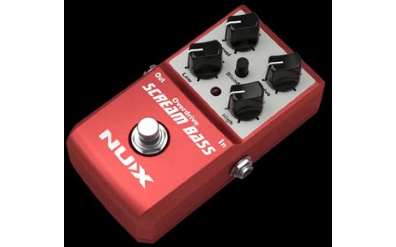 NUX SCREAM BASS - педаль эффектов Overdrive для бас-гитары