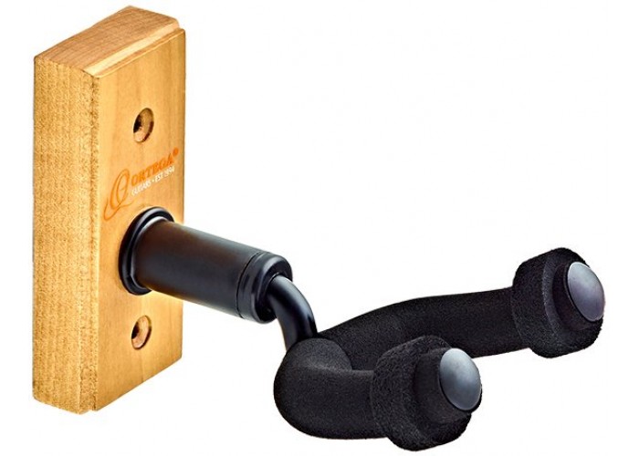 ORTEGA OGH-1CW Держатель настенный для гитары, «крюк», основание вишня