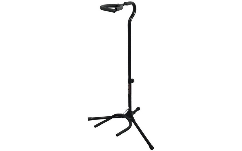 OnStage GS7153B-B - стойка для гитары с верхним держат.грифа,съемным нижним держателем,черная
