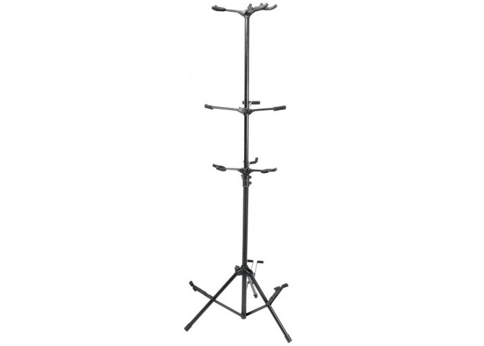 OnStage GS7652B - подставка для шести гитар, с зажимами, черная