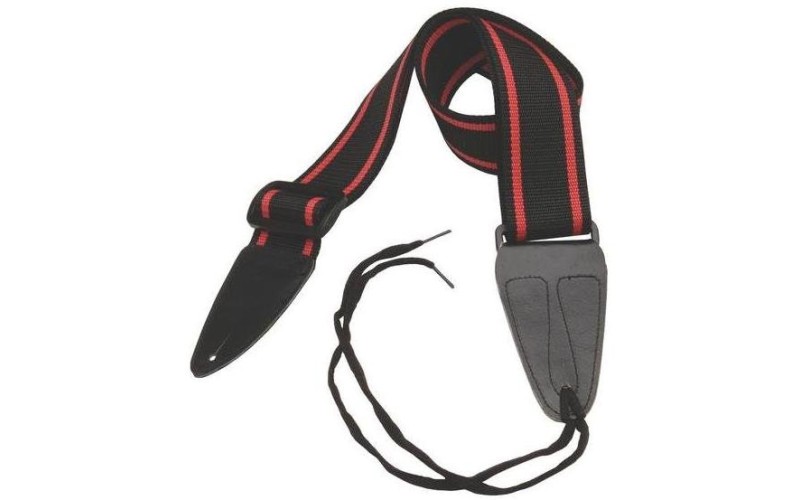 OnStage GSA10BKRD ремень для гитары полипропилен