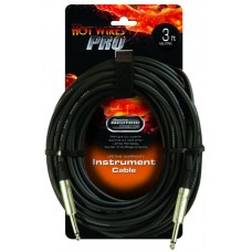 ONSTAGE IC-3NN - инструментальный кабель 6.3 джек моно <-> 6.3 джек моно (Neutrik),  длина 0,91м