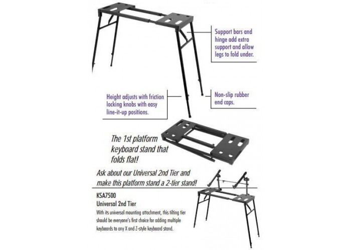 OnStage KS7150 - клавишная стойка усиленная