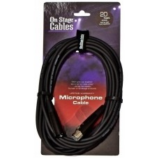 ONSTAGE MC12-20 - микрофонный кабель  XLR(папа) <-> XLR(мама) , длина 6.1м