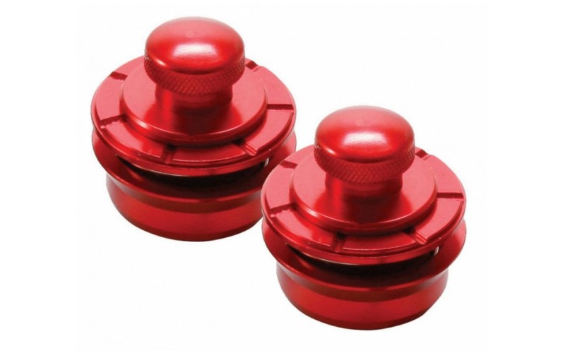 ONSTAGE NSL7300R - крепление для гитарного ремня (цвет красный металлик)