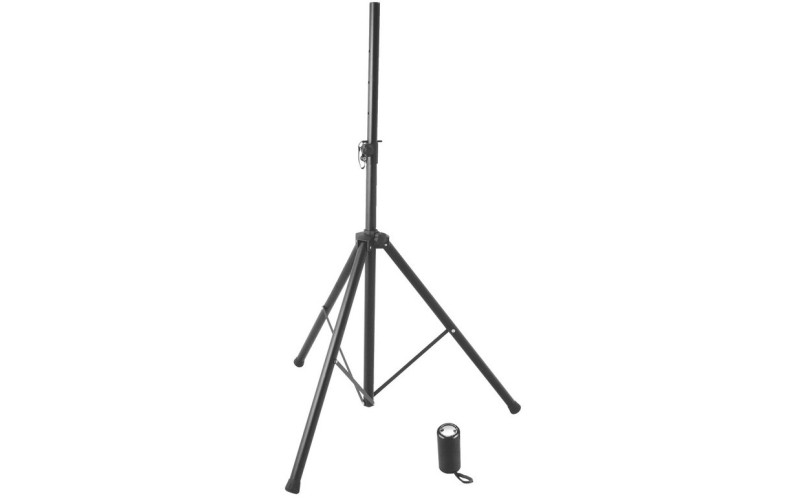 OnStage SS7725 - спикерная стойка, сталь, черная, диаметр штанги 35 и 37,7 мм (с адаптером)