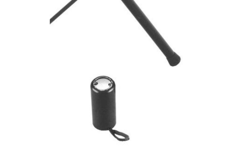 OnStage SS7725 - спикерная стойка, сталь, черная, диаметр штанги 35 и 37,7 мм (с адаптером)