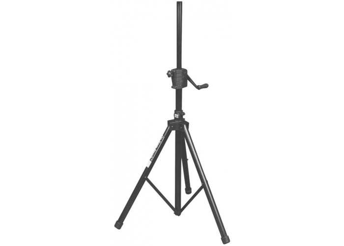 OnStage SS8800B+ - спикерная стойка, встроенная ручная лебёдка,алюминий, черная