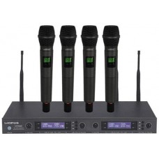 OPUS UHF 8420HH многоканальная радиосистема ручная с 4 ручными микрофонами, LCD, 500-980 MHz