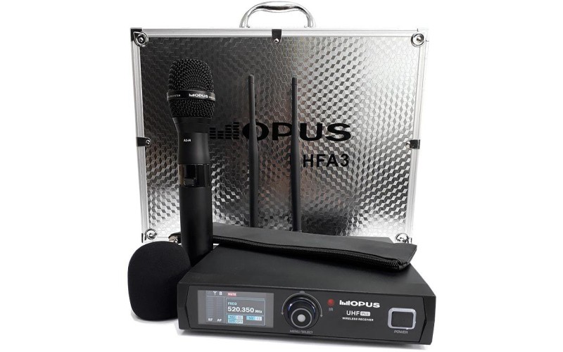 OPUS UHF A3HS премиум радиосистема головная с 1 микрофоном, алюиминевый кейс