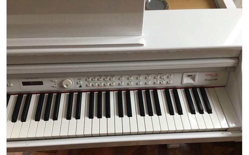Orla Grand-120 WHITE Цифровой рояль, с автоаккомпанементом, белый (2 коробки)