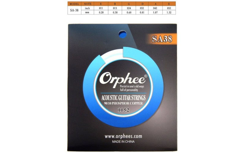 Orphee SA-38 Струны для акустической гитары