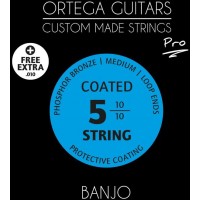 Ortega BJP-5 Комплект струн для банджо, 10-22, с покрытием