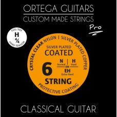 Ortega NYP44H Pro Комплект струн для классической гитары 4/4, с покрытием