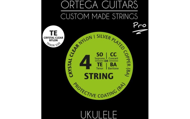 Ortega UKP-TE Pro Комплект струн для укулеле тенор, с покрытием