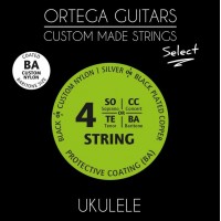 Ortega UKS-BA Select Комплект струн для укулеле баритон, с покрытием