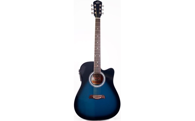 Oscar Schmidt OD45CEBLBPAK электроакустическая гитара Blue Burst