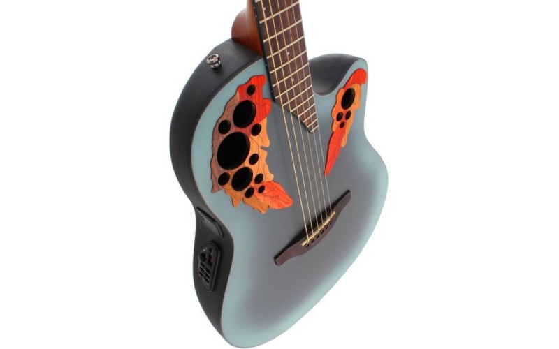 OVATION CE44-RBB Celebrity Elite Mid Cutaway Reversed Blueburst электроакустическая гитара