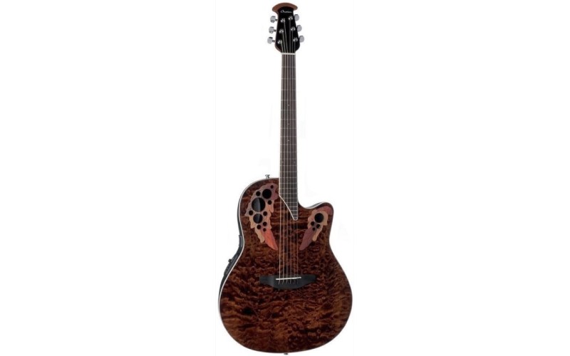 OVATION CE48P-TGE Celebrity Elite Plus Super Shallow Tiger Eye электроакустическая гитара