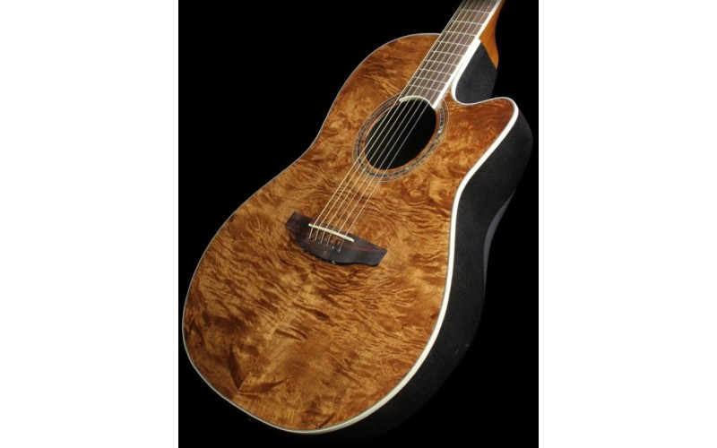OVATION CS24P-NBM Celebrity Standard Plus Mid Cutaway Nutmeg Burled Maple электроакустическая гитара