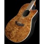 OVATION CS24P-NBM Celebrity Standard Plus Mid Cutaway Nutmeg Burled Maple электроакустическая гитара