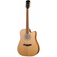 Parkwood P660 Электроакустическая гитара, дредноут с вырезом, с футляром
