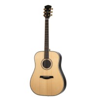 Parkwood P810 Акустическая гитара, дредноут, с футляром, массив ели