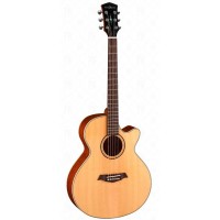 Parkwood S27-GT Электроакустическая гитара, с вырезом, с чехлом, глянец
