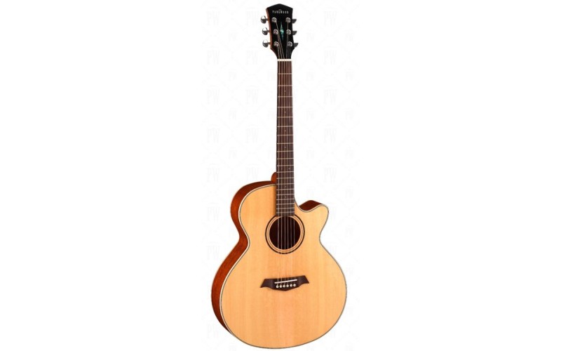 Parkwood S27-GT Электроакустическая гитара, с вырезом, с чехлом, глянец