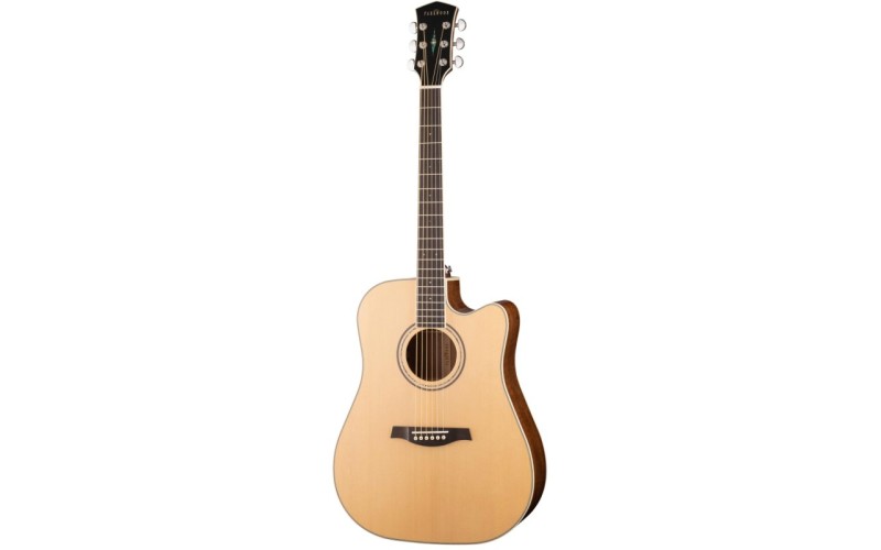 Parkwood S66 Электроакустическая гитара, дредноут с вырезом, с чехлом