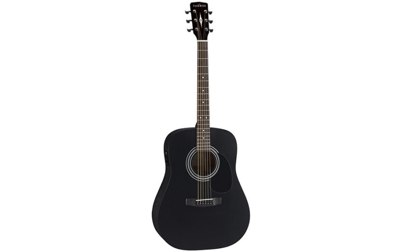 Parkwood W81 BKS Акустическая гитара, черная, с чехлом