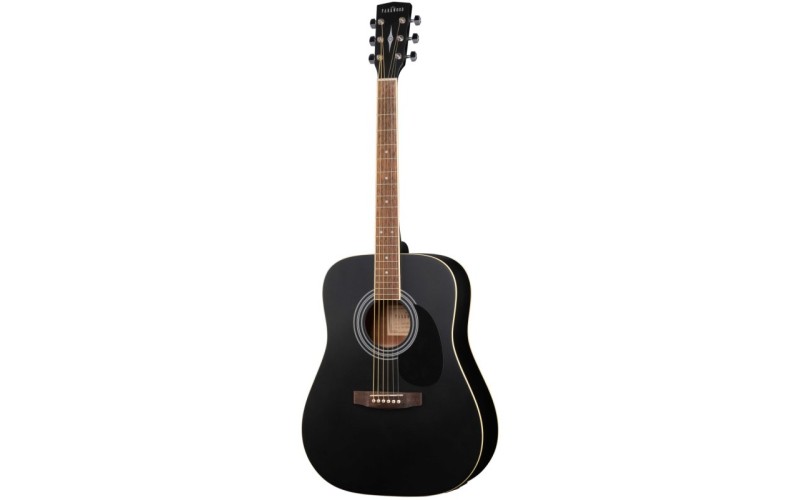 Parkwood W81E BKS Электроакустическая гитара, черная, с чехлом