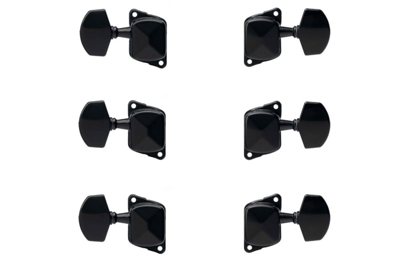 Paxphil J-21-3+3-BK Колки для гитары 3+3, черные