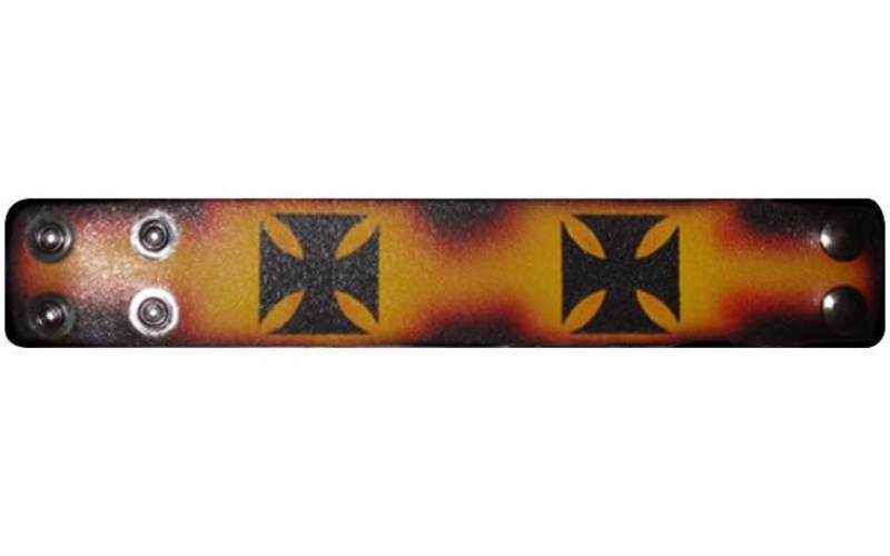 Perri's 441(P25AB-01) кожаный браслет черный