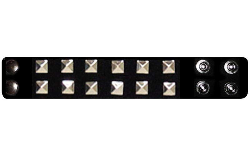 Perri's 447 (P25AB-01) кожаный браслет с клёпками