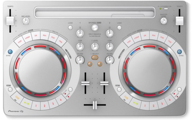 Pioneer DDJ-WEGO4-W - Компактный контроллер для iPad и программы WeDJ( цвет белый)