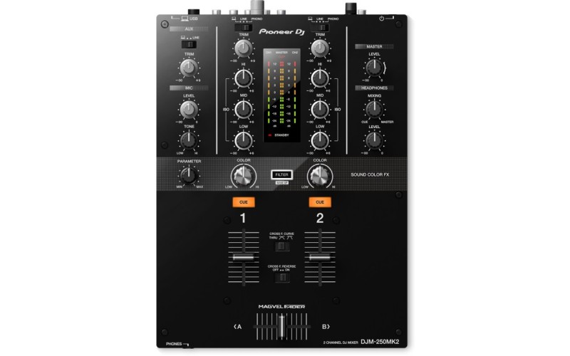 Pioneer DJM-250MK2 - 2-х канальный микшер rekordbox dvs-ready со встроенной звуковой картой