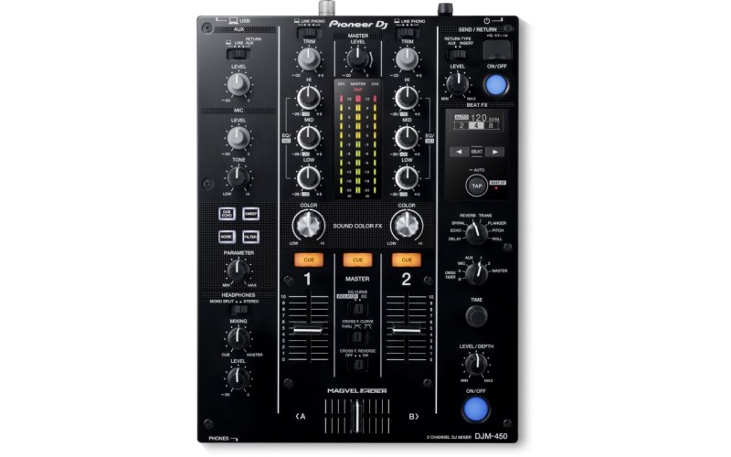 Pioneer DJM-450 - 2-х канальный микшерный пульт с функциями DJM-900NXS2