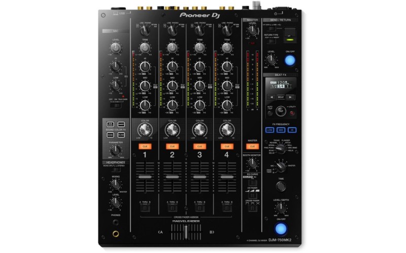Pioneer DJM-750MK2 - DJ Микшер , цвет черный