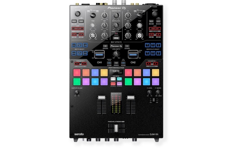 Pioneer DJM-S9 - 2-х канальный скретч микшер для Serato DJ, Magvel Pro fader, 16 pads, Beat FX, DVS