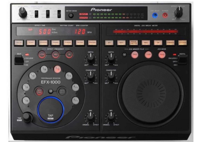 Pioneer EFX-1000 - DJ эффектор 14 эффектов, MIDI, 24/96, цифровой вход / выход, 3-хполосный EQ