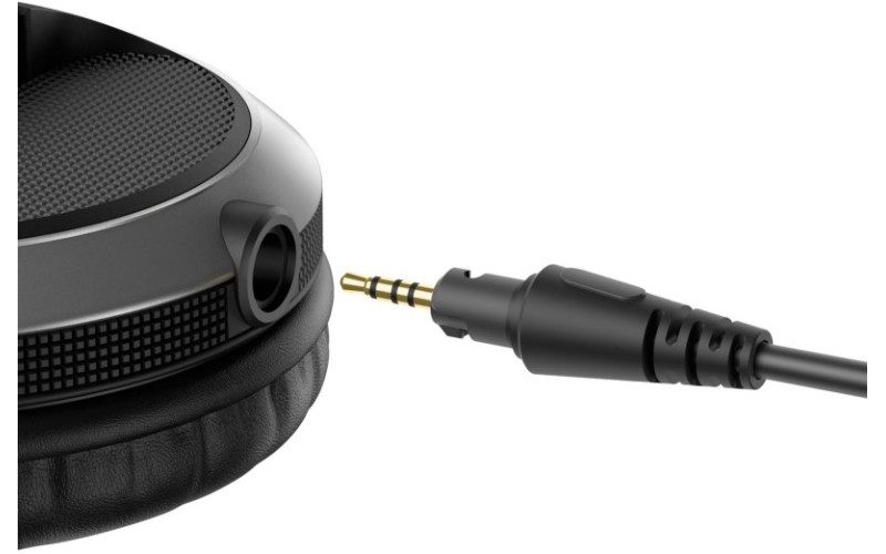 Pioneer HDJ-X5-S - закрытые динамические наушники , цвет серебристый