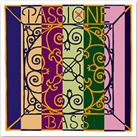 PIRASTRO 349020 Passione Orchestra Комплект струн для контрабаса размером 3/4, сталь, ср. натяжение