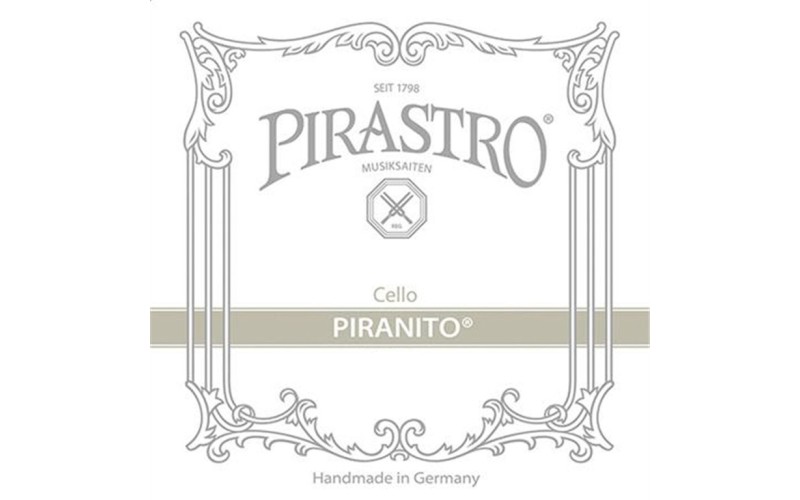 PIRASTRO 635040 Piranito Комплект струн для виолончели размером 3/4 — 1/2, сталь