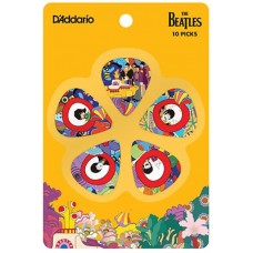 PLANET WAVES 1CWH4-10B7 Yellow Submarine Медиаторы 10шт, средние