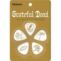 PLANET WAVES 1CWH4-10GD2 Grateful Dead Медиаторы, белые, 10шт, средние