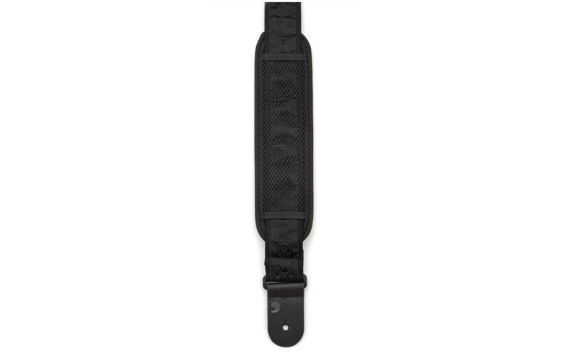 PLANET WAVES 50B01-PD гитарный ремень с наплечником, 50мм, черный 