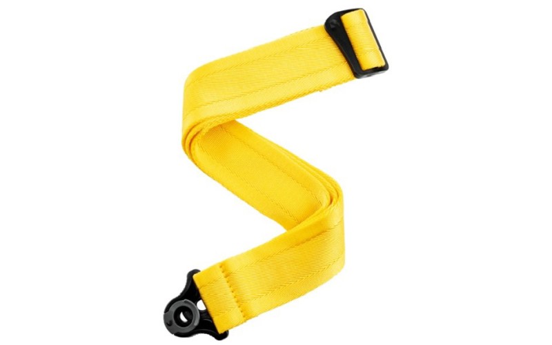 PLANET WAVES 50BAL07 Гитарный ремень с интегрированной системой блокировки Auto Lock, желтый