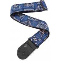 PLANET WAVES 50G03 гитарный ремень без наплечника, 50мм, рисунок Bandana Blue